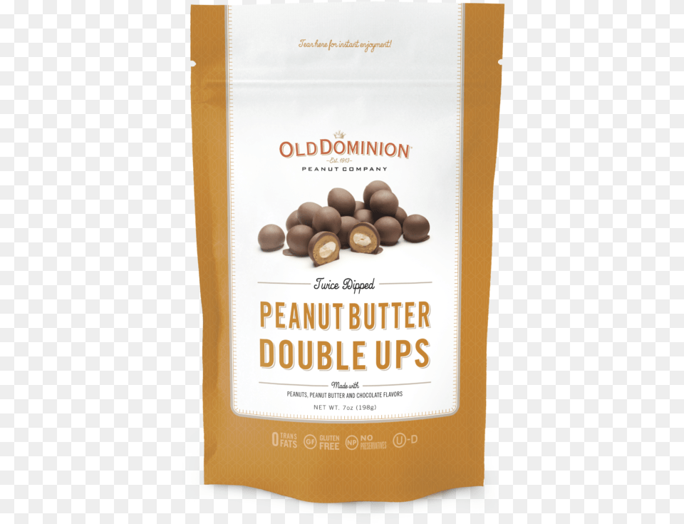 Nuts Twice Dipped Peanut Butter Double Ups Hammonds Old Dominion Peanut Company Twice Dipped Peanut Butter, Cocoa, Dessert, Food, Advertisement Free Png Download