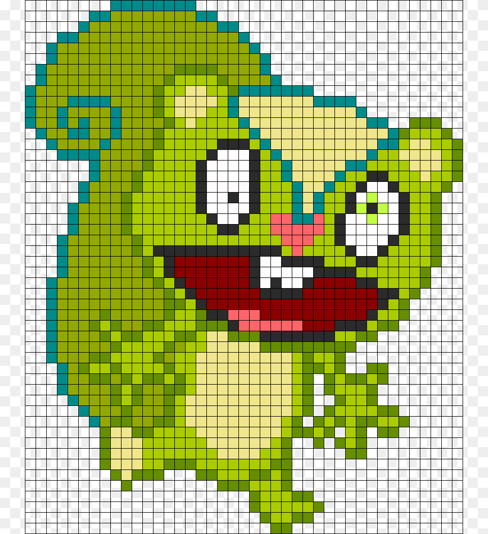 Nutty Happy Tree Friends Perler Bead Pattern Bead, Green, Dynamite, Weapon Free Transparent Png
