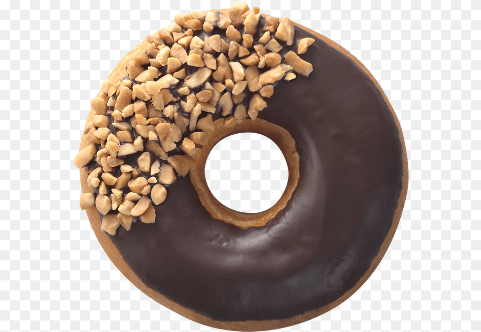 Nuttychoc Edit Doughnut, Food, Sweets, Donut, Plate Free Png Download
