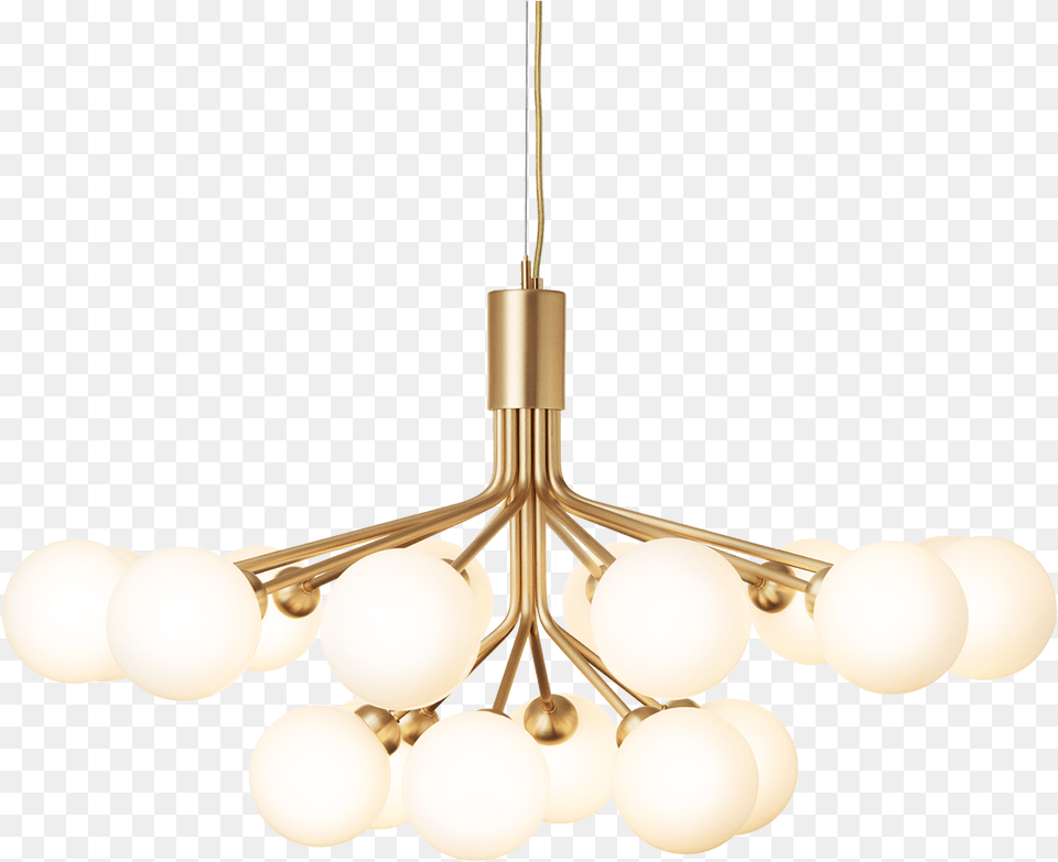 Nuura Apiales 18 Brushed Brass Lysekrone Chandelier Chandelier, Lamp Free Png