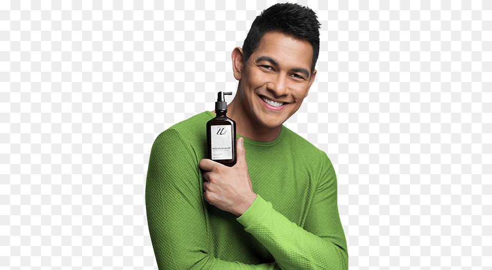 Nuvo Hair Gary V, Bottle, Head, Smile, Person Free Png