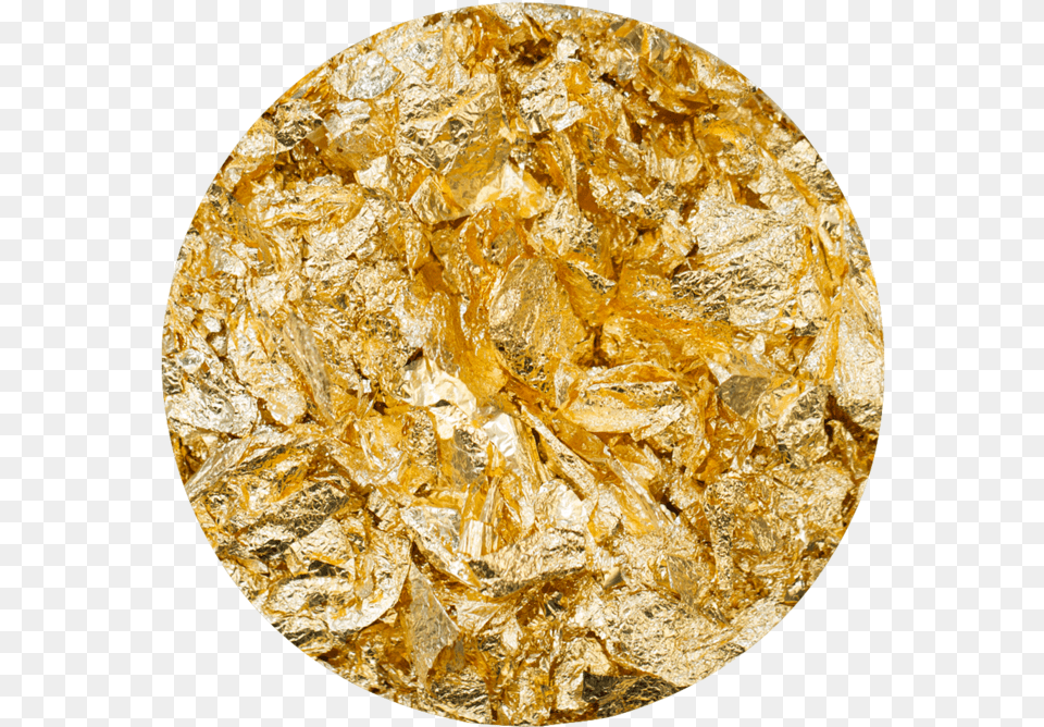 Nuvo Nuvo Gilding Flakes, Aluminium, Gold, Foil Png Image