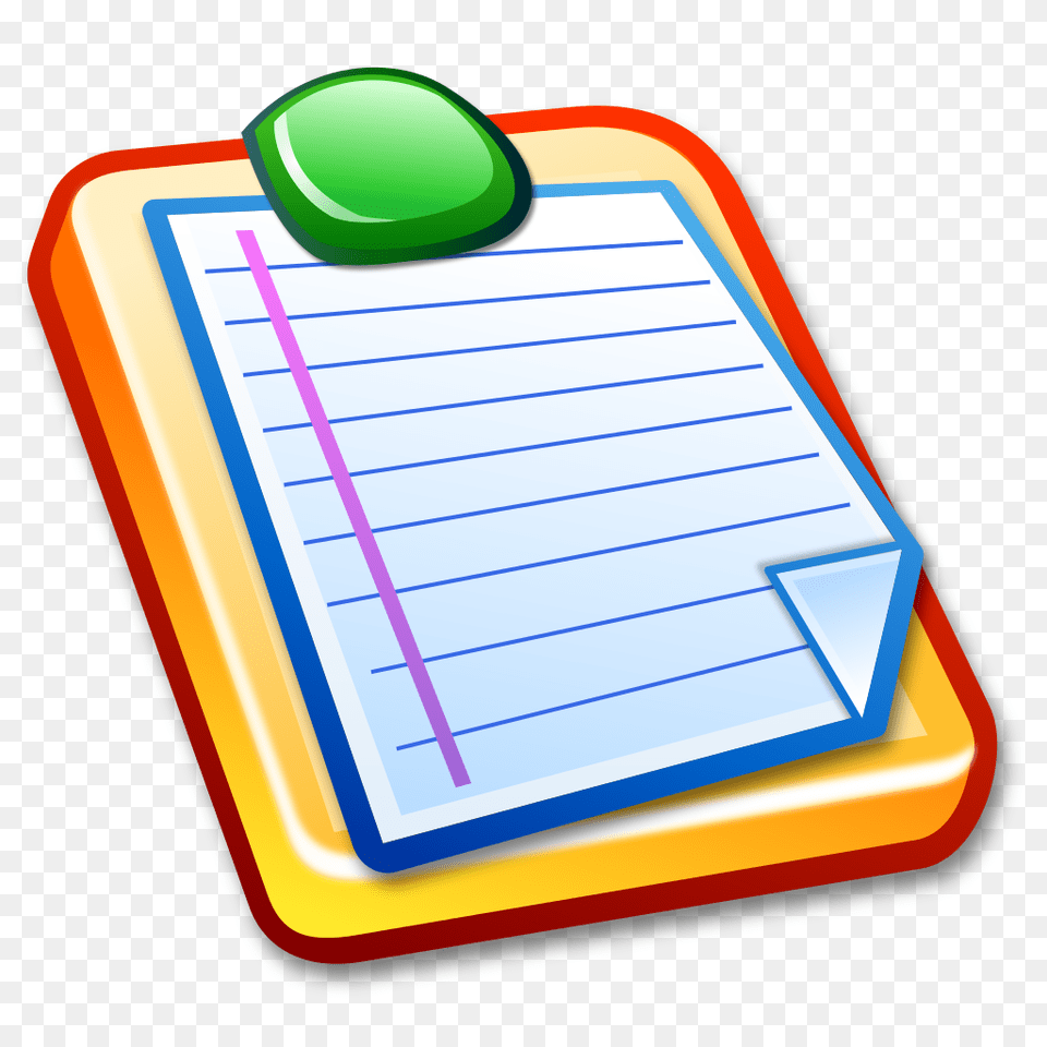 Nuvola Clipboard Lined, Page, Text, Food, Ketchup Free Png Download