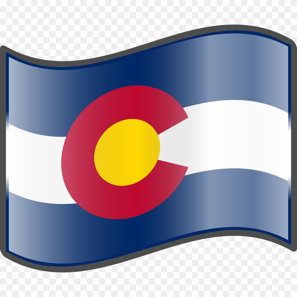 Nuvola Colorado Flag, Disk Png
