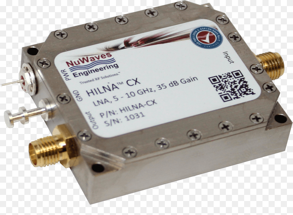 Nuwaves Engineering High Gain Lna High Linearity Low Noise Amplifiers Lna, Qr Code Free Transparent Png