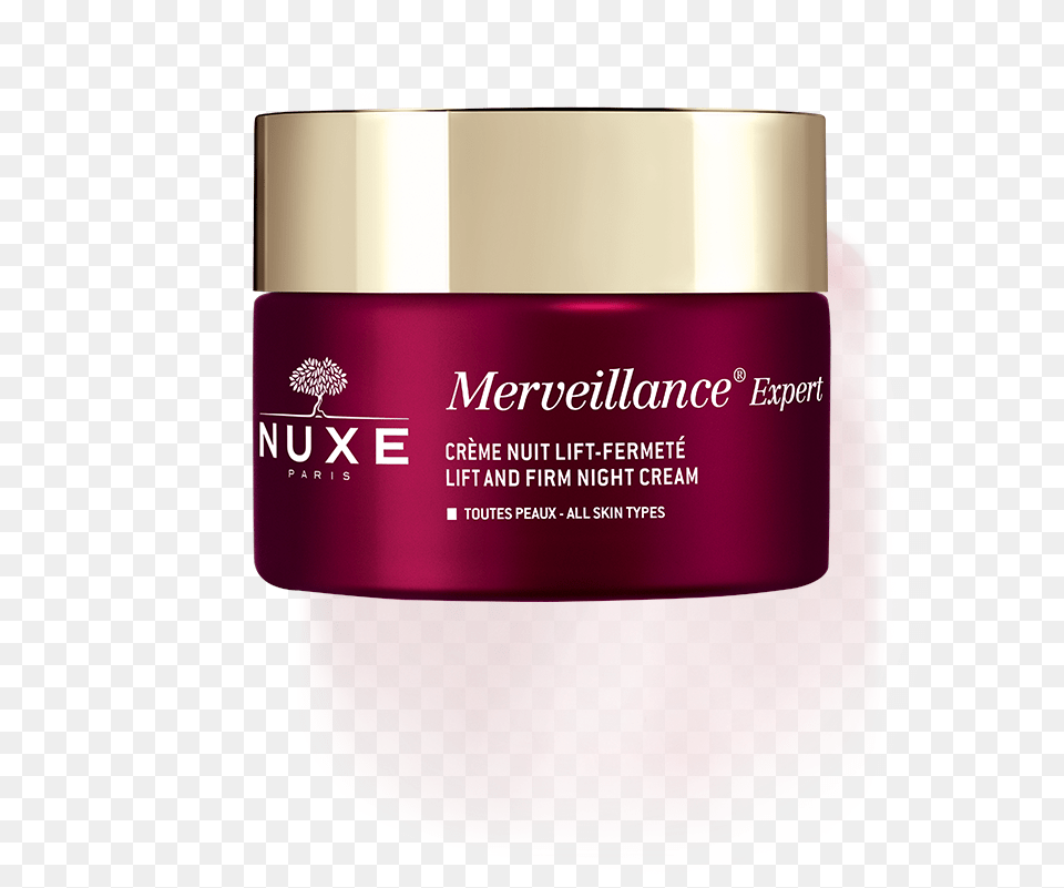 Nuxe Merveillance Expert Anti Wrinkle Cream, Bottle, Cosmetics Png Image