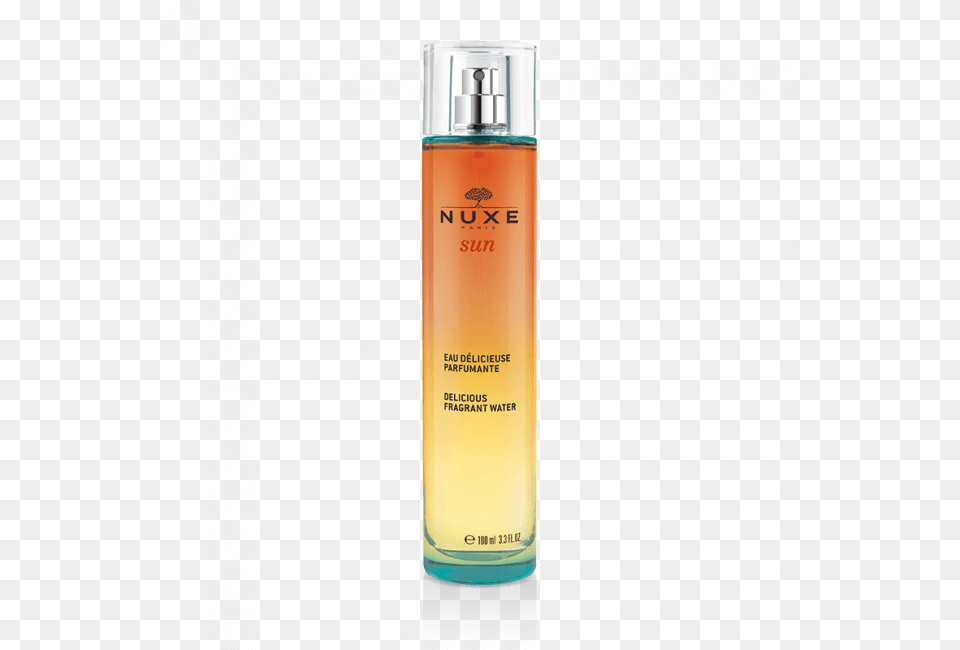 Nuxe Sun Delicious Fragrant Water 100 Ml Nuxe Delicious Fragrant Water, Bottle, Cosmetics, Perfume Free Transparent Png