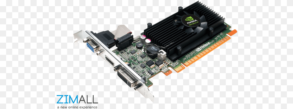 Nvidia Geforce Gt 610 1gb Graphics Card, Computer Hardware, Electronics, Hardware, Computer Free Png