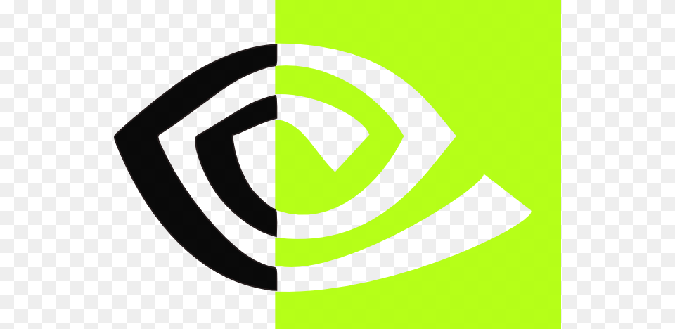Nvidia Logo Frozencpu Chrome Nvidia 2 Case Badge, Green, Spiral Free Png Download
