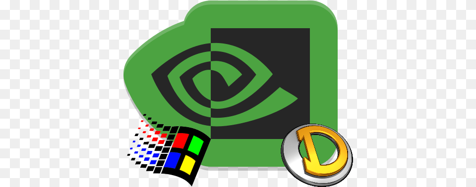 Nvidia Windows 9x Omega Drivers Nvidia Logo, Art, Graphics, Green Free Transparent Png