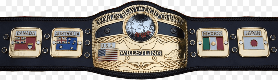 Nwa World Heavyweight Championship Wikia Nwa Heavyweight Championship, Accessories, Belt, Buckle, Car Free Png Download