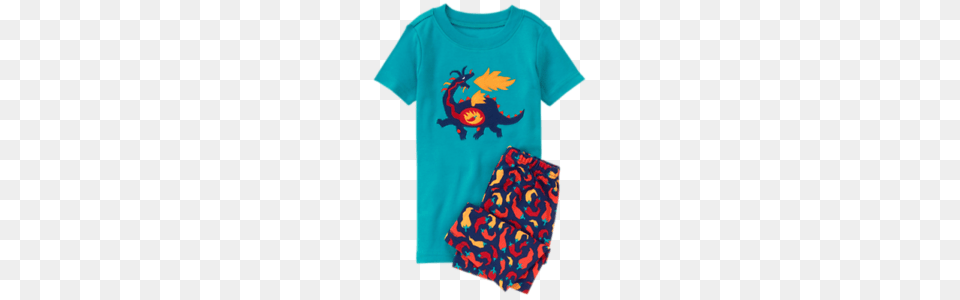 Nwt Gymboree Boy Fire Breathing Dragon Red Hot Chili Pepper, Clothing, T-shirt, Applique, Pattern Free Transparent Png