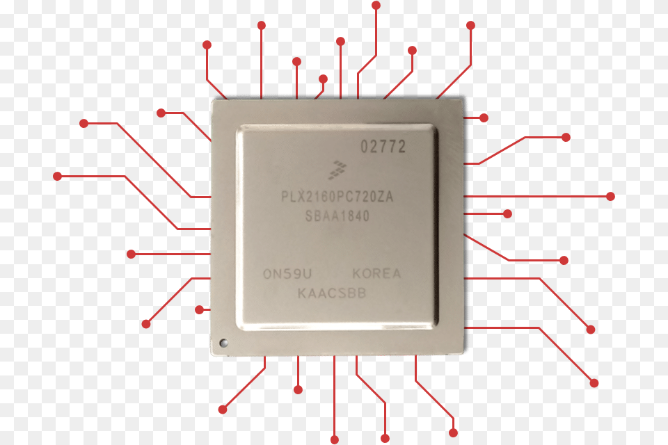 Nxp Lx2160a Processor Electronics, Computer Hardware, Electronic Chip, Hardware, Printed Circuit Board Free Png