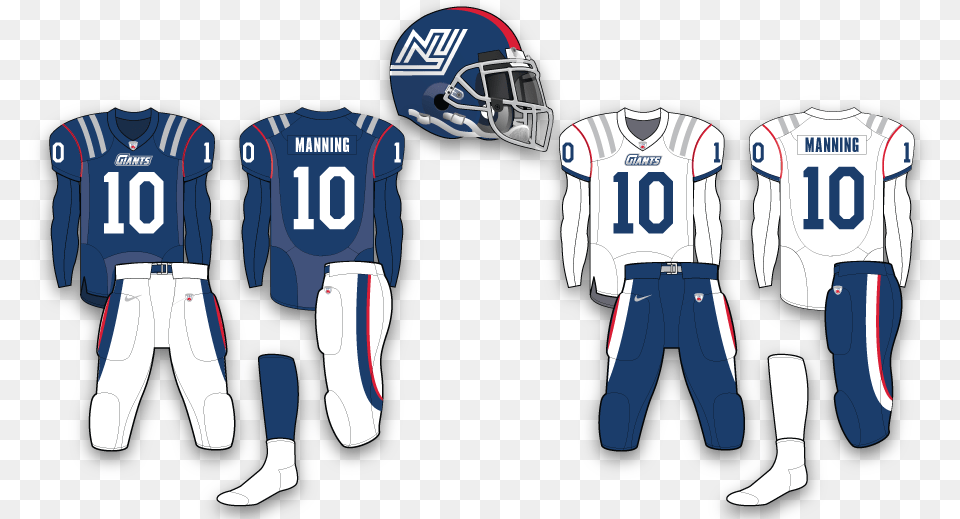 Ny Giants Concept Uniform Ny Giants Logo Concept, Person, Clothing, People, Helmet Png Image