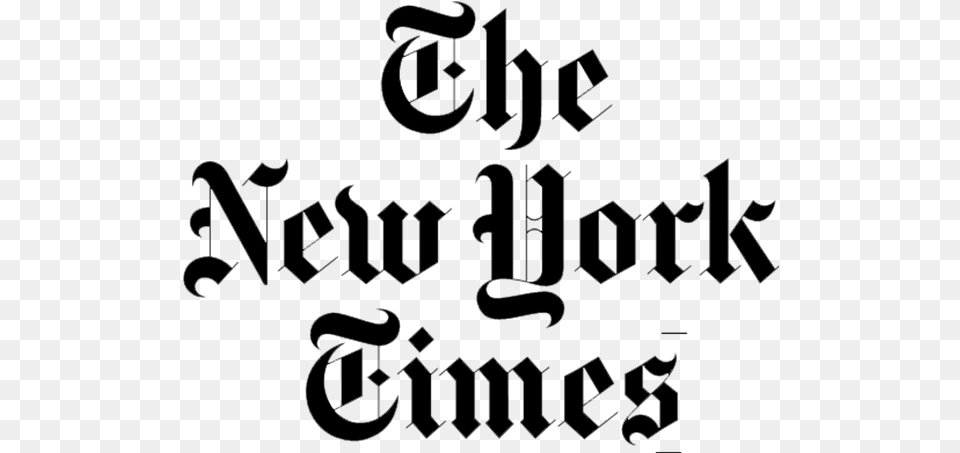 Ny Times New York Times Newspaper Logo, Gray Free Transparent Png