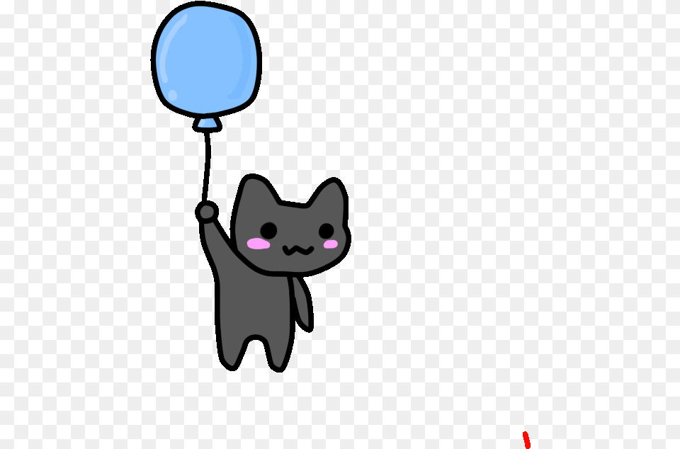 Nyan Balloon W Fireworks Cartoon Cat Gif No Background Dot, Animal, Mammal, Pet Free Transparent Png