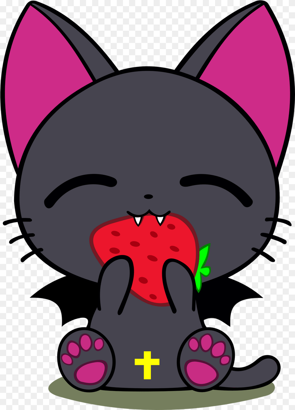 Nyan Cat Clipart Nanan Nyanpire, Berry, Food, Fruit, Plant Png Image