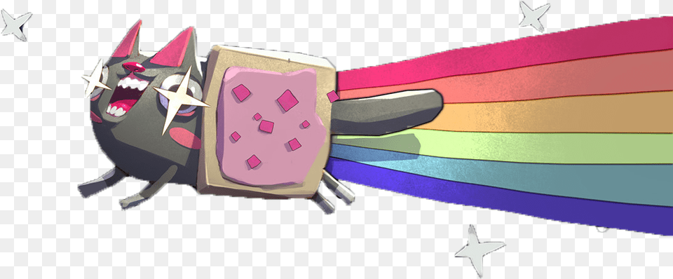 Nyan Cat Clipart Rainbow Cat Rainbow Cat Free Transparent Png