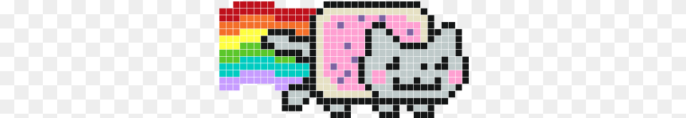 Nyan Cat Nyan Cat In Minecraft, Qr Code, Chart Png