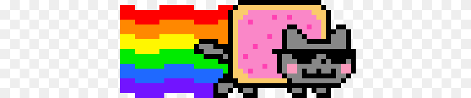 Nyan Cat Pixel Art Maker, Graphics, Scoreboard, Text Free Png Download