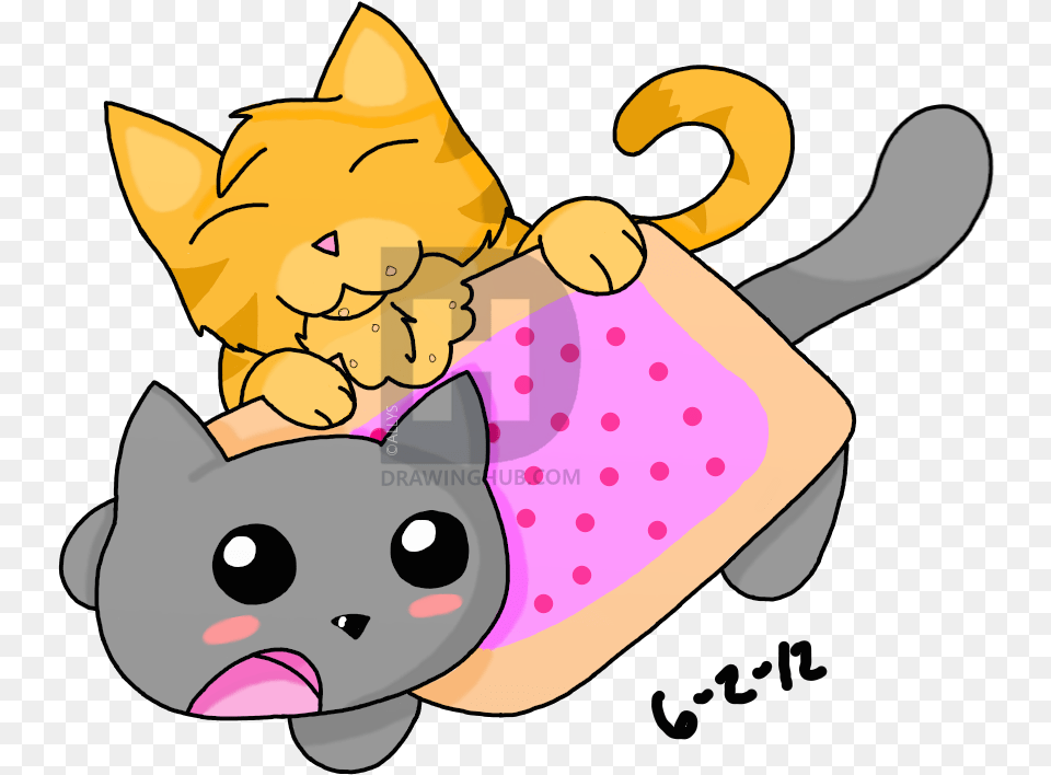 Nyan Cat Semi Normal Cat Drawing Allys Drawinghub Nyan Cat, Baby, Person Png Image