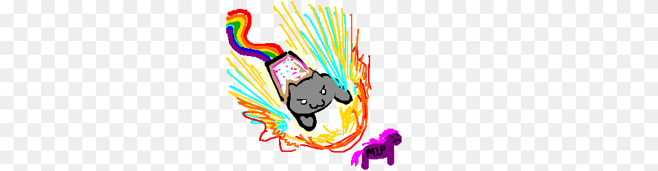 Nyan Cat Vs Rainbow Dash Fight, Art, Graphics, Light, Baby Png