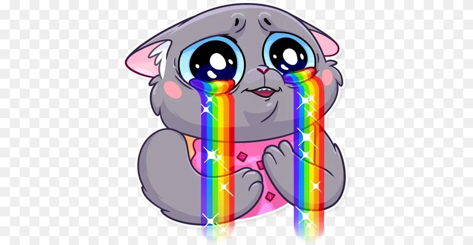 Nyan Cat Whatsapp Stickers Stickers Cloud Nyan Cat, Baby, Person Png Image