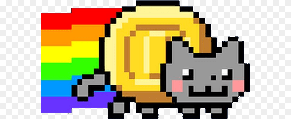 Nyancoin Nyan Cat, Art, Graphics, Scoreboard Free Png Download