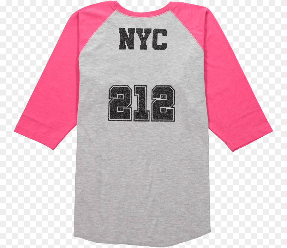 Nyc 212 Baseball Tee, Clothing, Shirt, T-shirt, Long Sleeve Free Png Download
