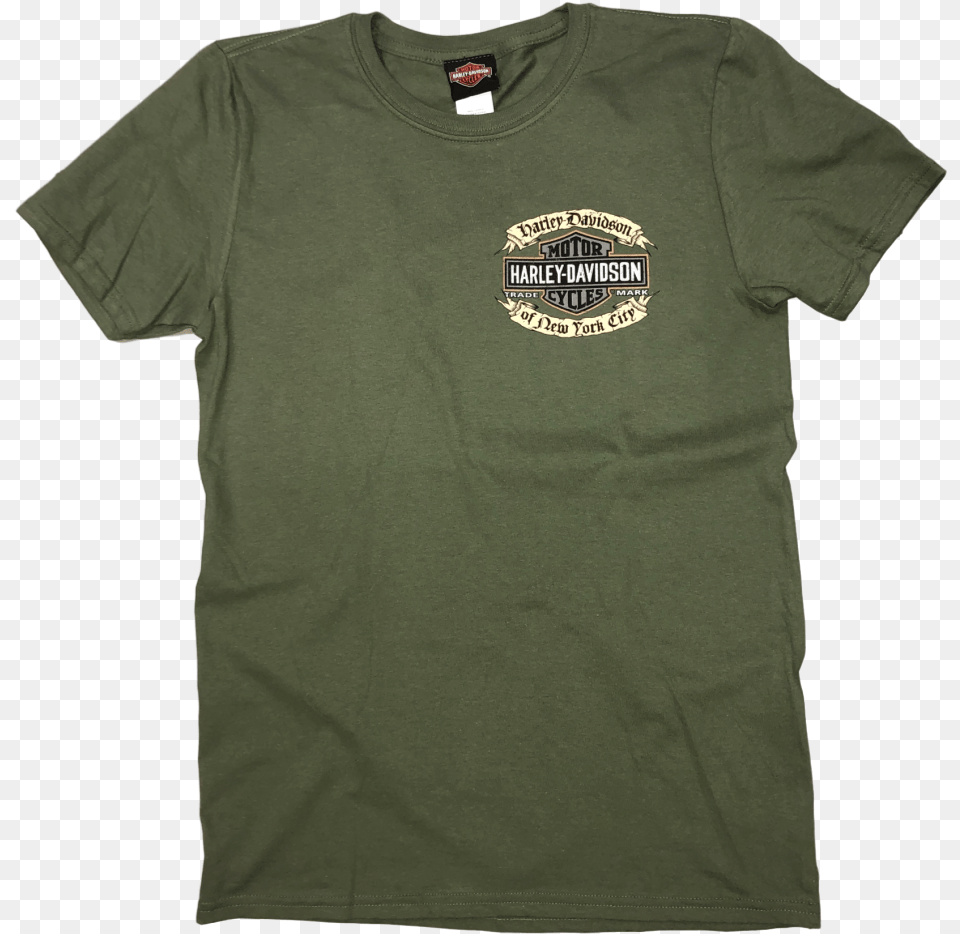 Nyc Exclusive Affliction Green Tee Active Shirt, Clothing, T-shirt Free Png