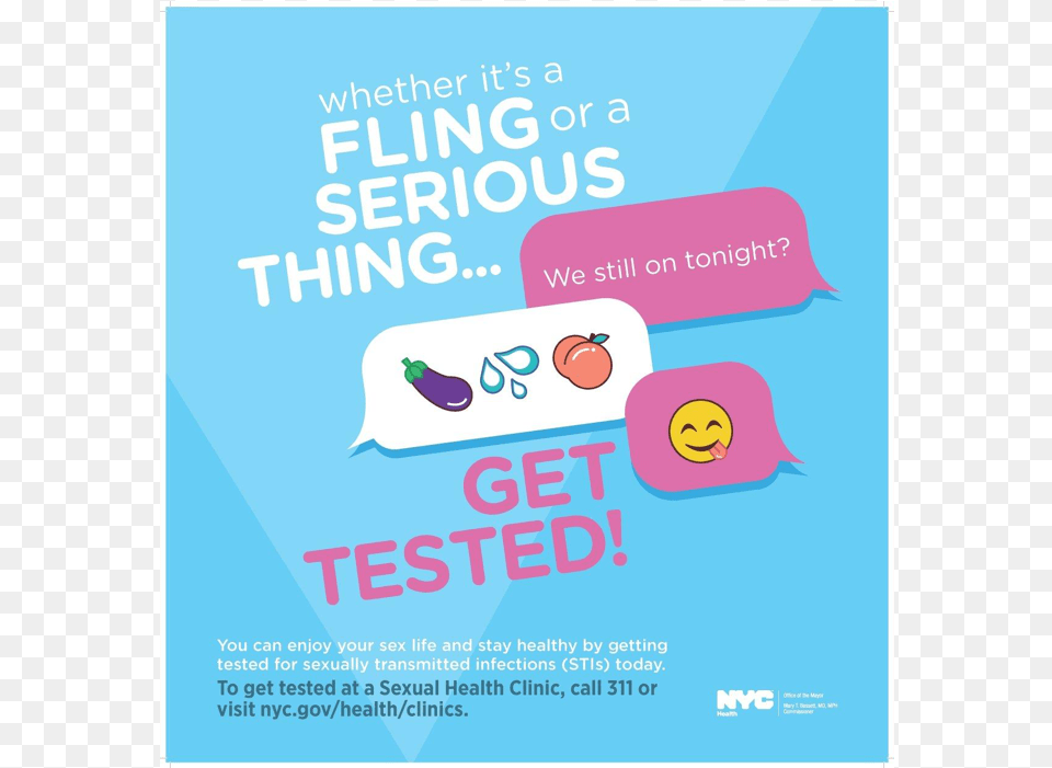 Nyc Health Department Getting Clever With Emojis Sexual Health Posters City, Advertisement, Poster Png