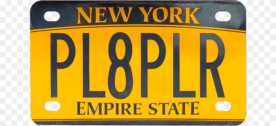 Nyc Motorcycle Plate, License Plate, Transportation, Vehicle Free Png Download