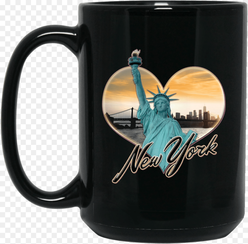 Nyc New York City Skyline Souvenir Statue Of Liberty Statue Of Liberty, Cup, Adult, Female, Person Free Transparent Png