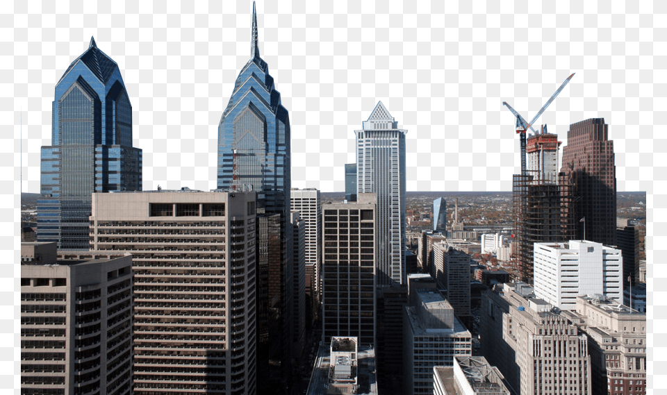 Nyc Skyline Philadelphia City Hall, Architecture, Office Building, Metropolis, Urban Free Png Download