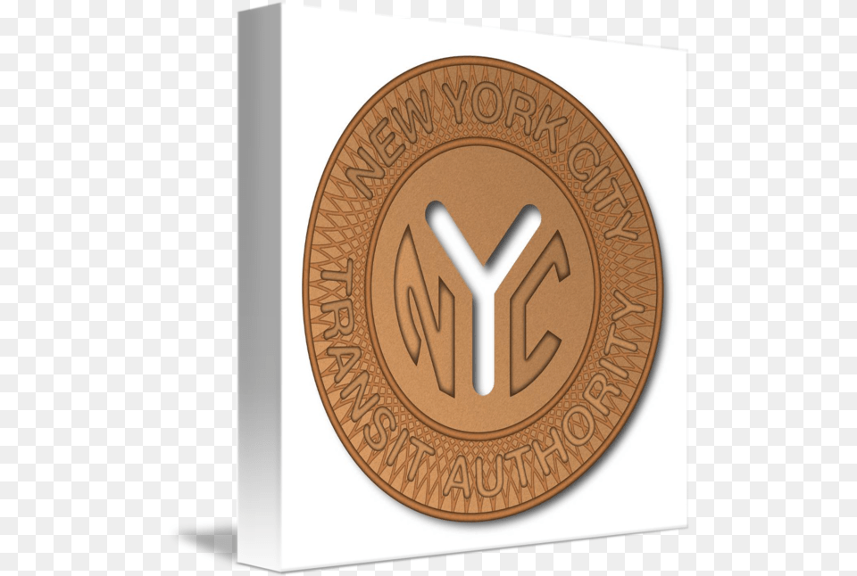 Nyc Subway Token Nyc Token Logo Vector, Bronze, Disk, Coin, Money Png