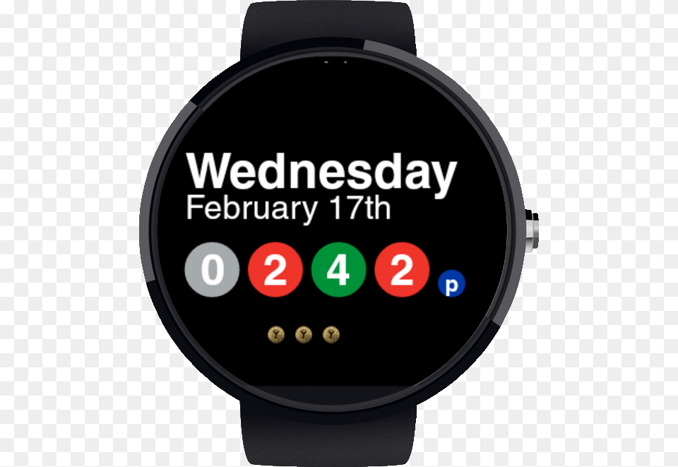 Nyc Subway Watch Face American Headway Second Edition, Arm, Body Part, Person, Wristwatch Free Png Download