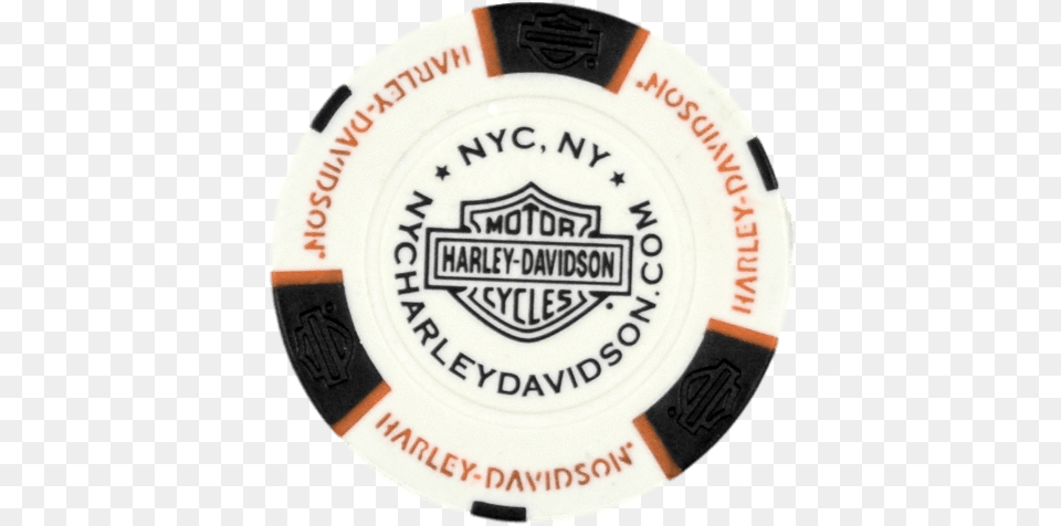 Nyc White Poker Chip Harley Davidson, Ball, Rugby, Rugby Ball, Sport Free Png