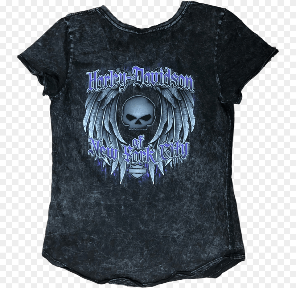 Nyc Womenu0027s Exclusive Wings V Neck Tee Girl, Clothing, T-shirt, Person, Animal Free Png
