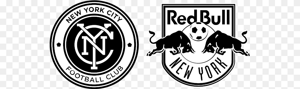 Nycfc Red Bulls New York Football Club Logo, Emblem, Symbol, Animal, Bear Free Transparent Png
