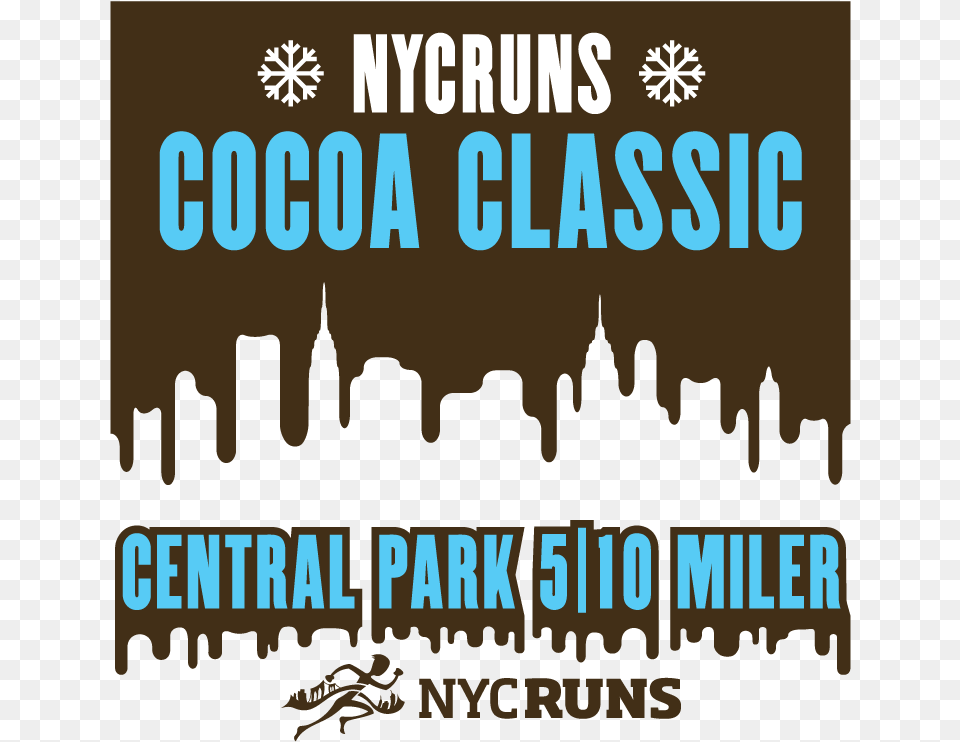 Nycruns Central Park Cocoa Classic 5 Amp 10 Miler Poster, Advertisement, Scoreboard, Book, Publication Png