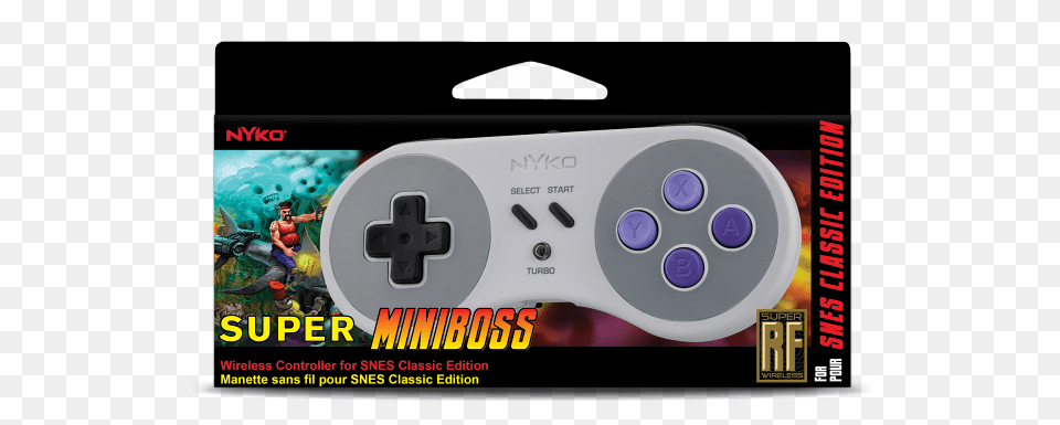 Nyko Has Announced The Super Miniboss A Wireless Controller Nyko Super Miniboss Wireless Controller For Super Nes, Electronics, Disk, Person Png Image