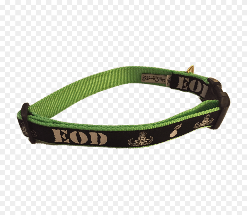 Nylon Eod Dog Collar With Badge, Accessories, Belt, Bracelet, Jewelry Png Image