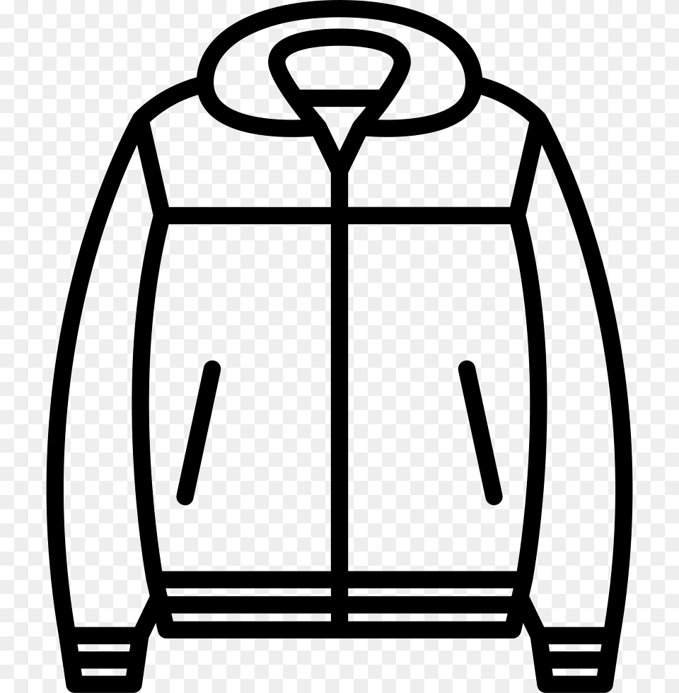 Nylon Jacket Icon Download, Clothing, Sweatshirt, Sweater, Knitwear Png