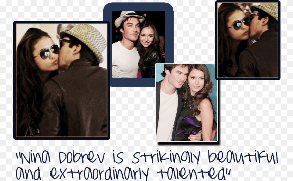 Nylon Tv And Cast Of Vampire Diaries Collage, Accessories, Wedding, Sunglasses, Person Free Png