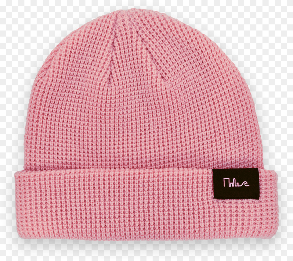 Nysea Beanies 0007 Foldup Pink Pink Beanie, Cap, Clothing, Hat, Helmet Png