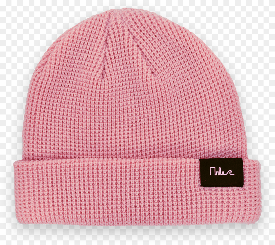 Nysea Beanies 0007 Foldup Pink Pink Beanie No Background, Cap, Clothing, Hat, Helmet Free Transparent Png