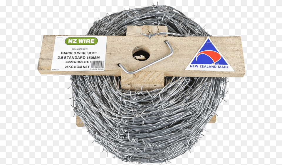 Nz Wire Barbed Wire Std Iowa 150x25mm 255m Made In New Zealand, Barbed Wire Free Png Download