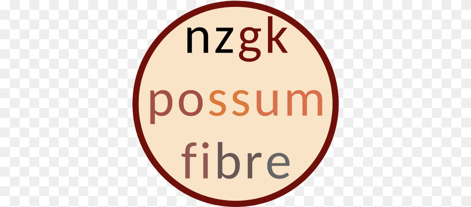 Nzgk Possum Fibre U2013 Creative Circle, Text, Disk Free Png Download