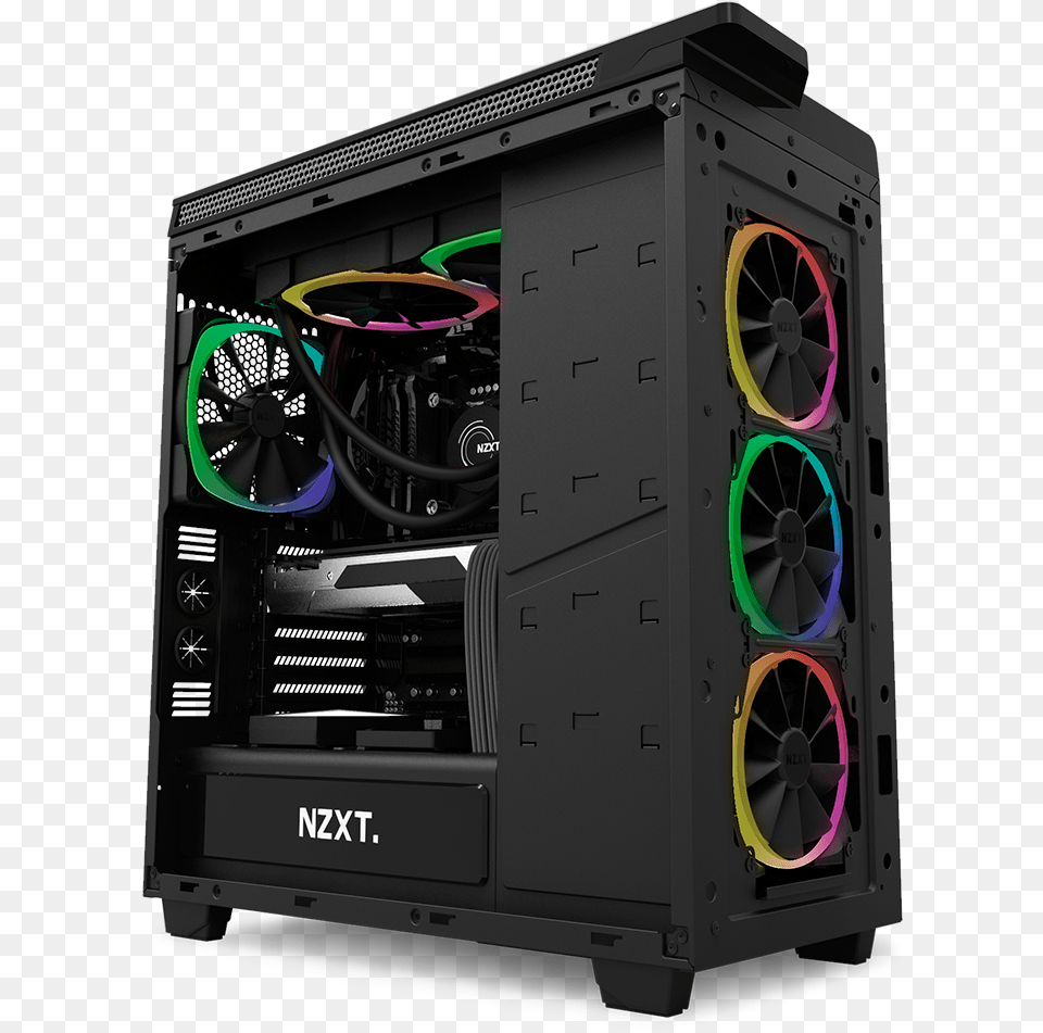 Nzxt Aer Rgb Triple Pack, Computer Hardware, Electronics, Hardware, Machine Free Png Download