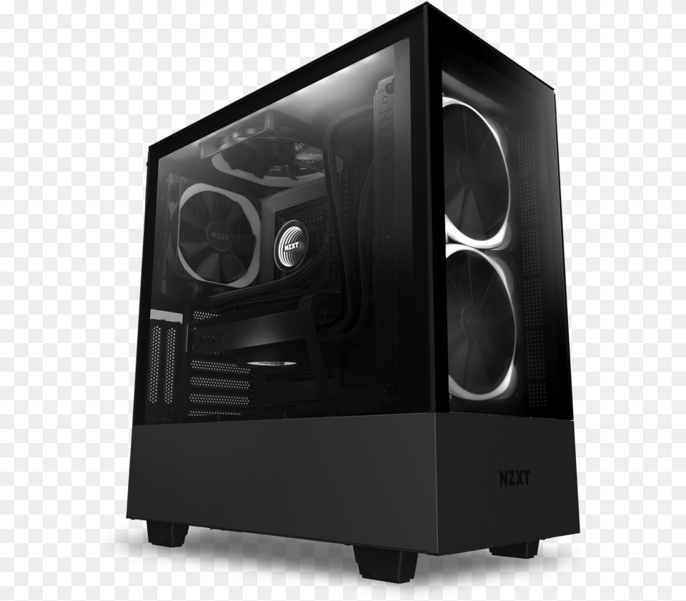 Nzxt H510 Elite Black, Electronics, Speaker, Computer Hardware, Hardware Free Png